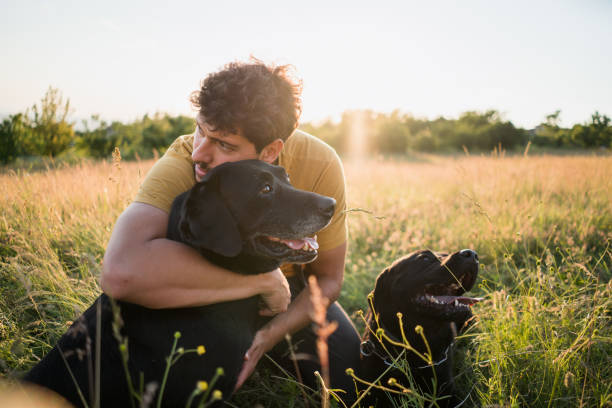 istock A man kissing his dog 1322499171