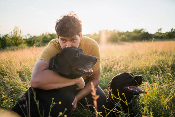 istock A man kissing his dog 1322499231
