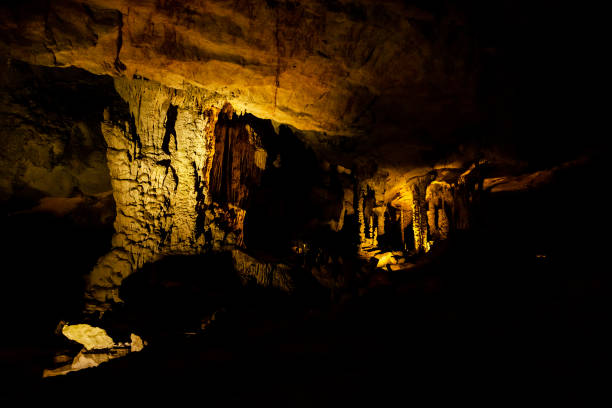 istock Stalagmites inside the limestone cave in Kong Lor 1322499325