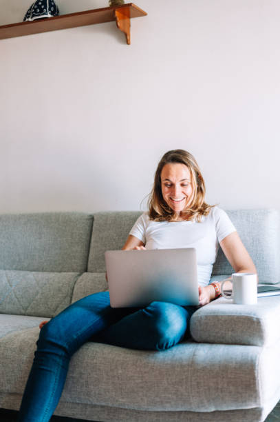 istock Connect and relax at home stock photo 1322499628