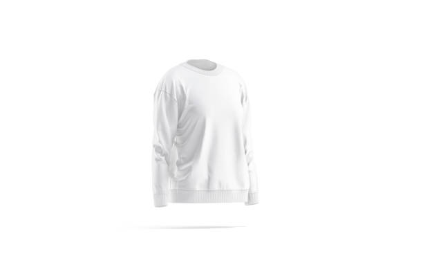istock Blank white women sweatshirt mock up, side view 1322505603