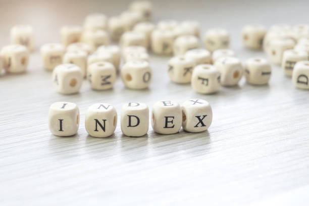 istock Word Index made with block wooden letters cubes 1322506494
