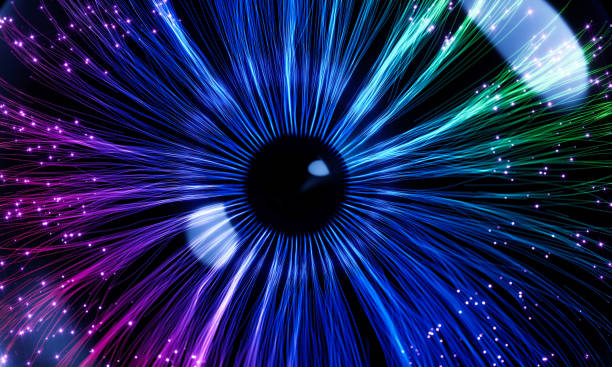 istock Abstract Digital Futuristic Eye 1322514678