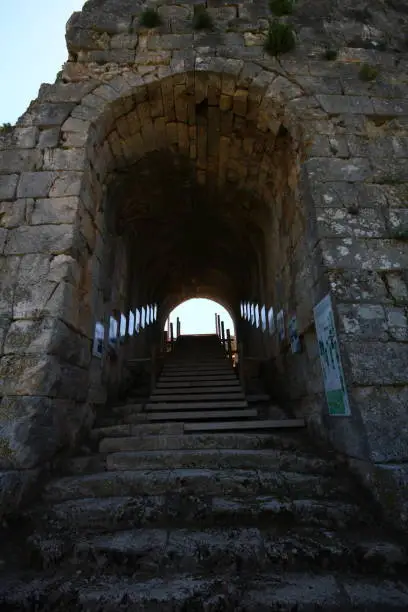 Photo of Stairs to the amphitheater in the ancient city of Kaunos