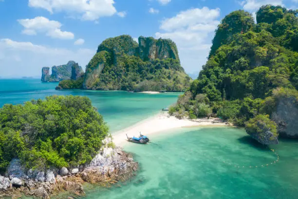 Ko Phakbia (Ko Phak Bia or Phak Bia Island), Famous place snorkel, Andaman sea, Krabi, phuket, Travel in your dream Thailand, Beautiful destination place Asia, Summer holiday outdoor vacation trip.