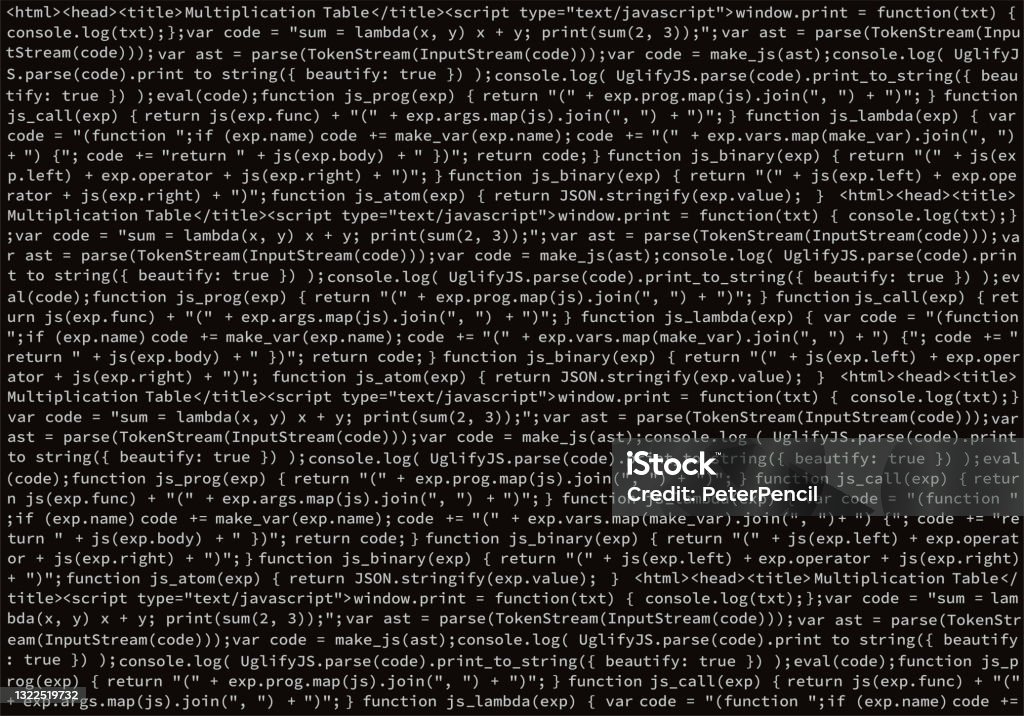 Program Code Software Digital Abstract Code Javascript Text Background ...
