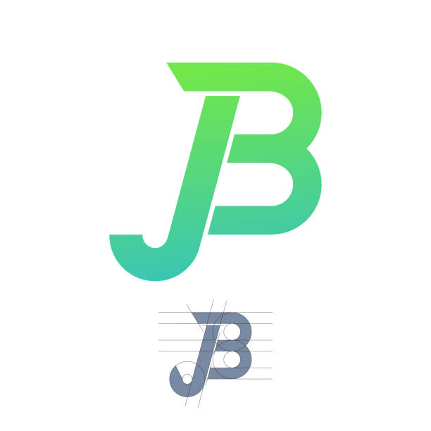 Letter Jb Ilustration Logo Design
