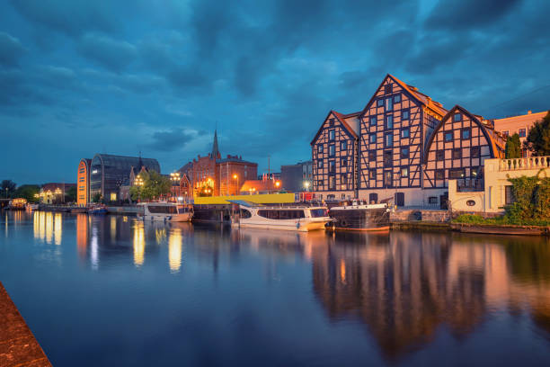 istock Half-timbered buildings in Bydgoszcz, Poland 1322522444