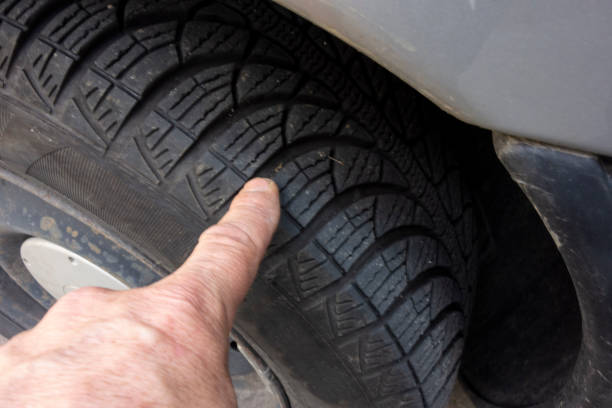 istock car tire and tyre tread 1322524872