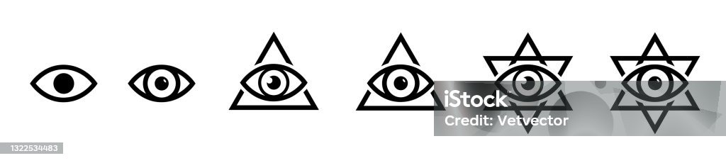 Tất cả đều nhìn thấy biểu tượng mắt, biểu tượng chiếu sáng, dấu hiệu masonic, âm mưu của giới thượng lưu, dấu hiệu ngôi sao Do Thái của David - Trả phí Bản quyền Một lần Mắt vectơ sẵn có Tất cả đều nhìn thấy biểu tượng mắt, biểu tượng chiếu sáng, dấu hiệu masonic, âm mưu của giới thượng lưu, dấu hiệu ngôi sao Do Thái của David - Trả phí Bản quyền Một lần Mắt vectơ sẵn có