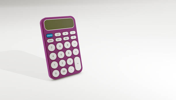 istock Calculator 3D rendering. Simple stylish 3d illustration. 1322535348