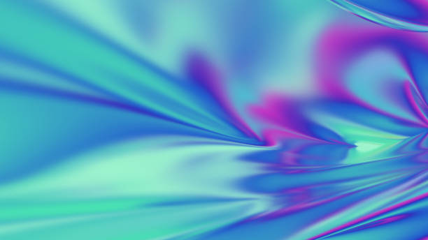 istock Creative fluid colors backgrounds. Trendy Vibrant Fluid Colors. 3d render 1322543710