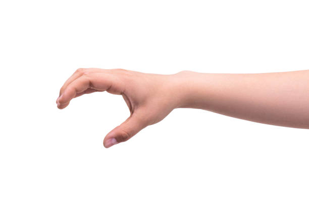 istock Grasping gesture with fingers. Someone wants to grab with a hand 1322545073
