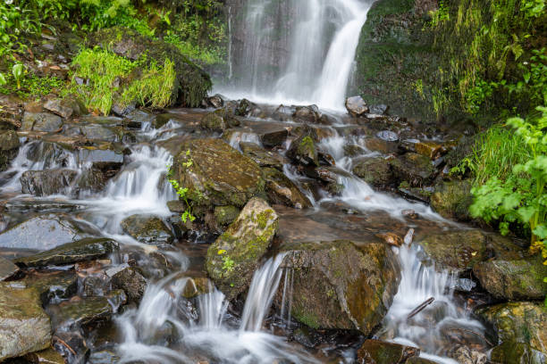 istock Hollowbrook Waterfall on the South West Coastpath 1322564285