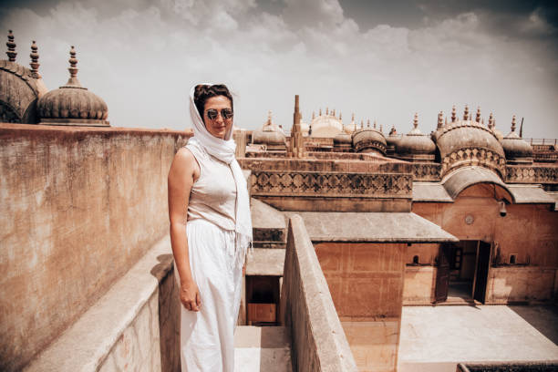 istock tourist in Jaipur india 1322564481