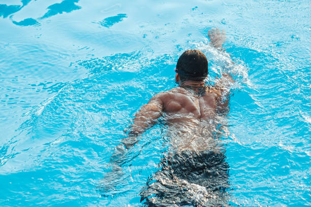 istock Swimmer athlete training butterfly stroke in swimming pool 1322573093