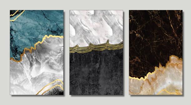 3d wallpaper for wall frames . resin geode and abstract art, functional art, like watercolor geode painting . golden and gray marble background for home wall frame decor