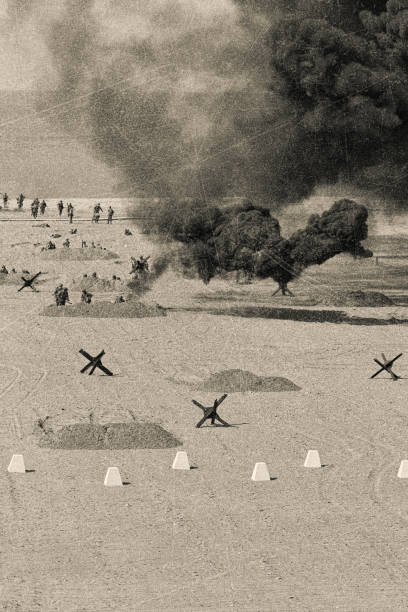 istock WW2 Normandy invasion on Omaha Beach 1322584277