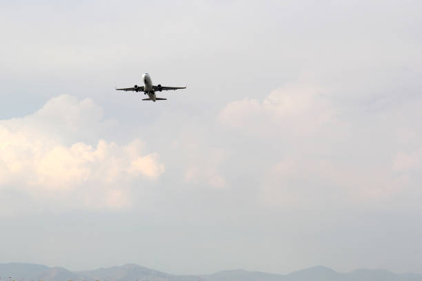 istock Airplane taking off its flight to the sky from the runway 1322588216