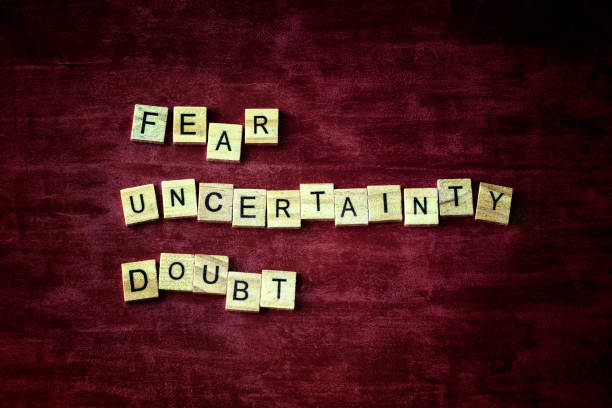 istock Fear, uncertainty, and doubt, FUD concept. 1322598515