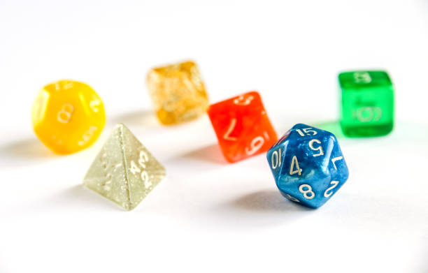 istock Special RPG colorful dices group 1322615158