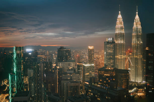 istock Kuala lumpur cityscape at blue hour 1322635495