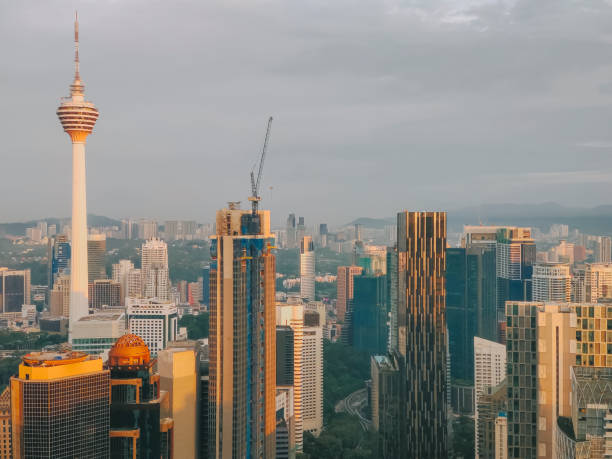 istock Kuala lumpur cityscape at sunset 1322635539
