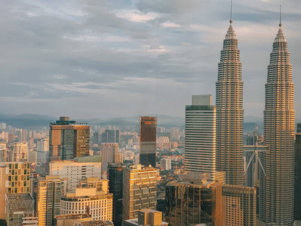 istock Kuala lumpur cityscape at sunset 1322635550