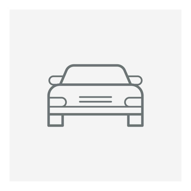 자동차 아이콘 - obsolete status car convertible sedan stock illustrations