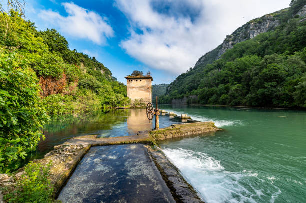 istock Stifone di Narni postoi characteristic for the blue water 1322643582