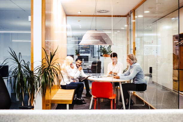 istock Business People Having a Meeting 1322644515