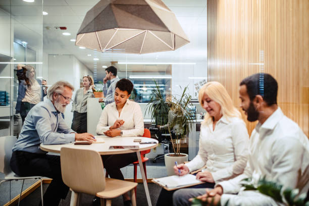 istock Business People Having a Meeting 1322644704