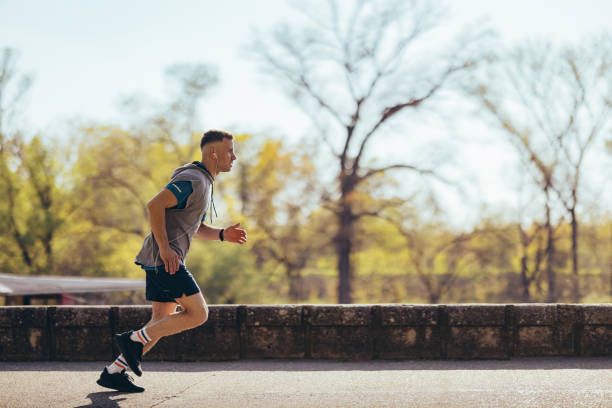 istock Young Athlete Running Alone in Nature 1322647543