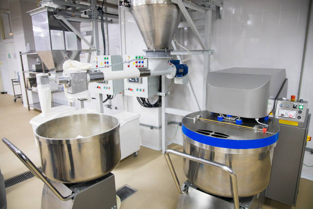 istock Baking production in the factory 1322648188