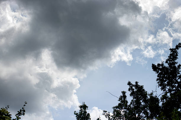 istock Big clouds in the sky before the summer thunderstorm. 1322649554
