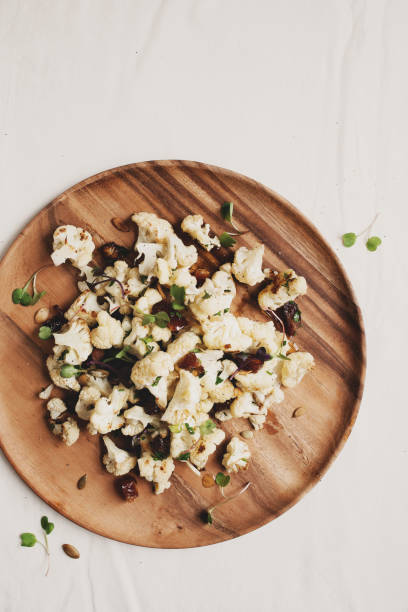 Roasted cauliflower salad