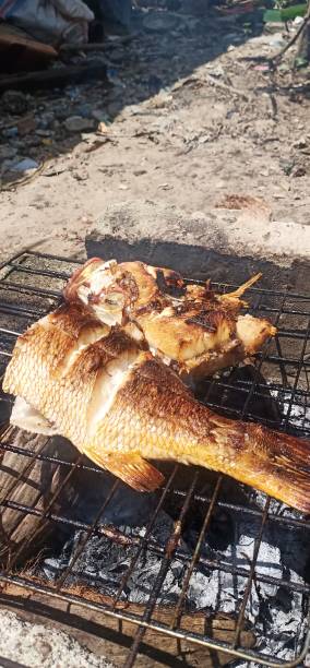 Traditional grilled fish