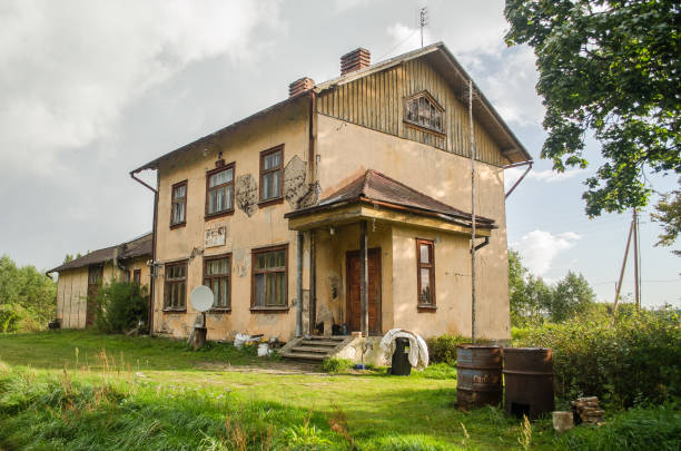 istock Former train station in Latvia 1322666515