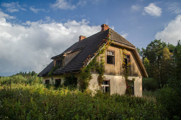 istock Former train station in Latvia 1322666519