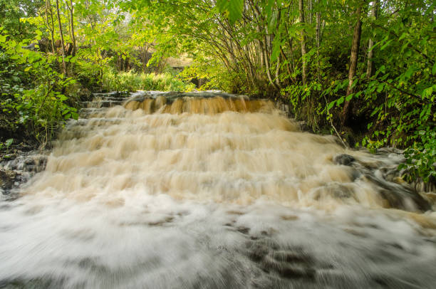istock Vegupite waterfall, photographed with a long exposure 1322666748