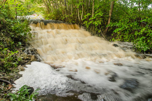 istock Vegupite waterfall, photographed with a long exposure 1322666763