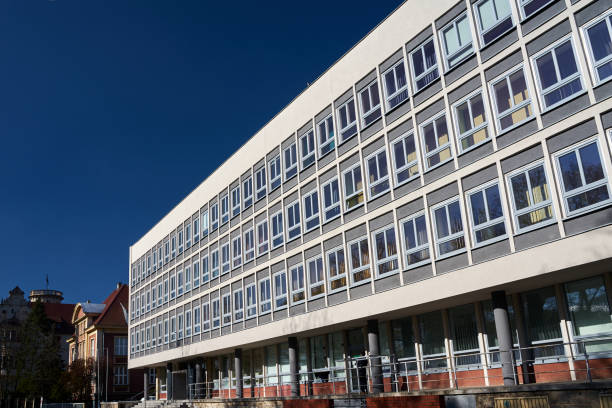 istock facade of a modernist office building 1322667921