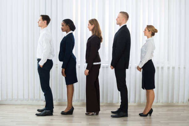 istock Businesspeople Standing In A Line 1322670949