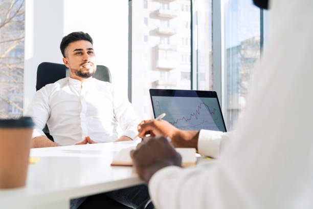 istock Company manager interviews new employee 1322672317