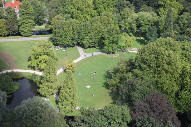 istock Rotterdam The Park Netherlands aerial view 1322672982