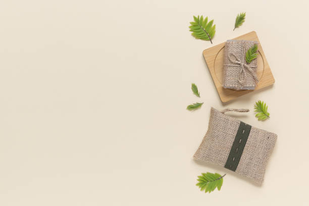 istock Zero waste, eco friendly bathroom accessories and personal care on beige background. Natural organic eco cosmetics 1322676859