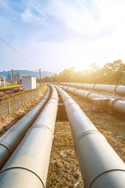 istock Water Pipeline in Water Treatment Plant 1322679567