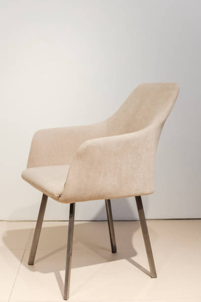 istock Modern velours armchair in a room 1322679915