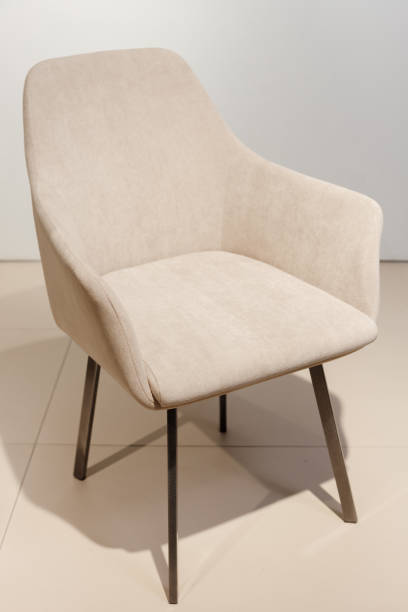 istock Modern velours armchair in a room 1322679937