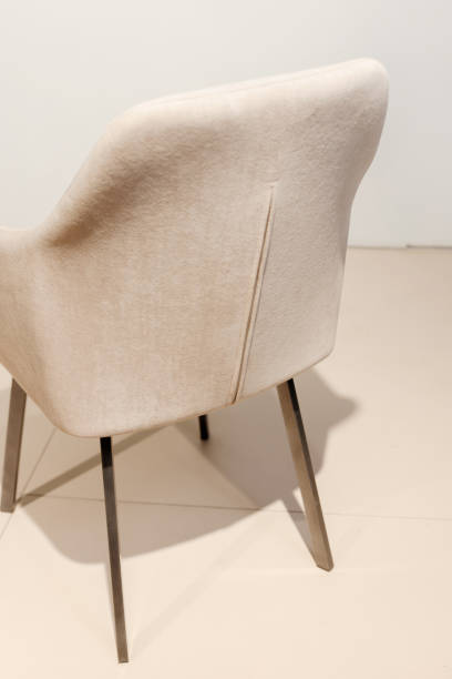 istock Modern velours armchair in a room 1322679938